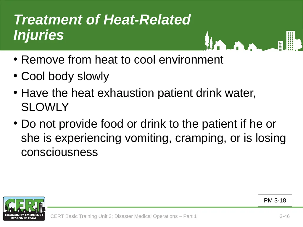 Unit 3: Disaster Medical Operations - Part 1 CERT - slide 47 of 51