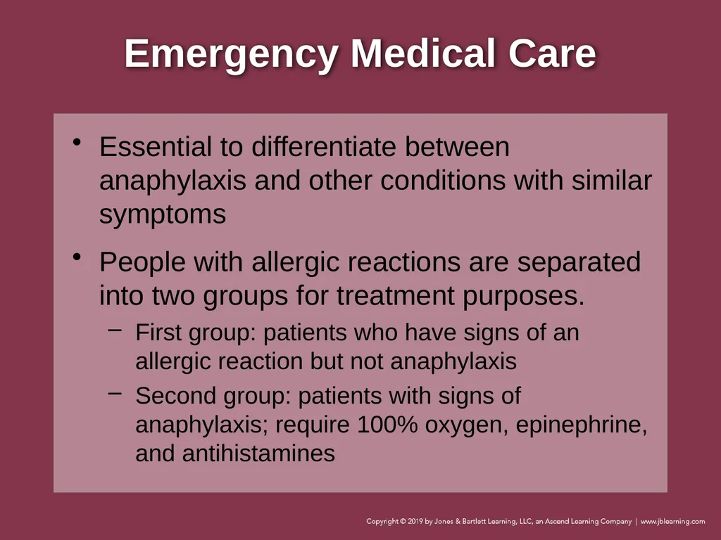 Focused Lecture Chapter 22 Immunologic Emergencies - slide 23 of 31