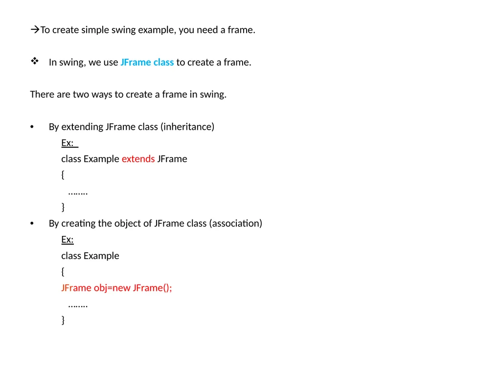 GUI Programing with Java Java Provides 2 - slide 20 of 31