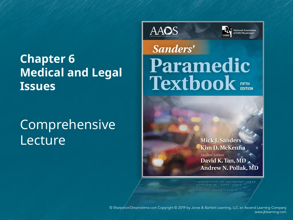 Chapter 6 Medical and Legal Issues Comprehensive - slide 1 of 64