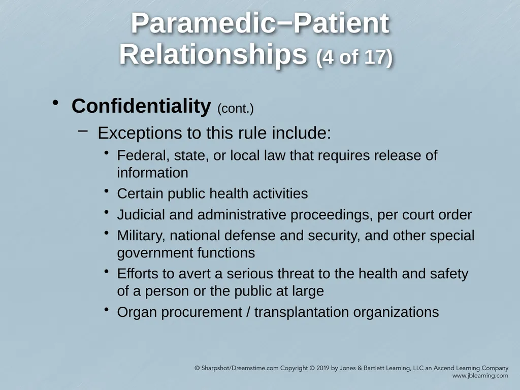 Chapter 6 Medical and Legal Issues Comprehensive - slide 34 of 64