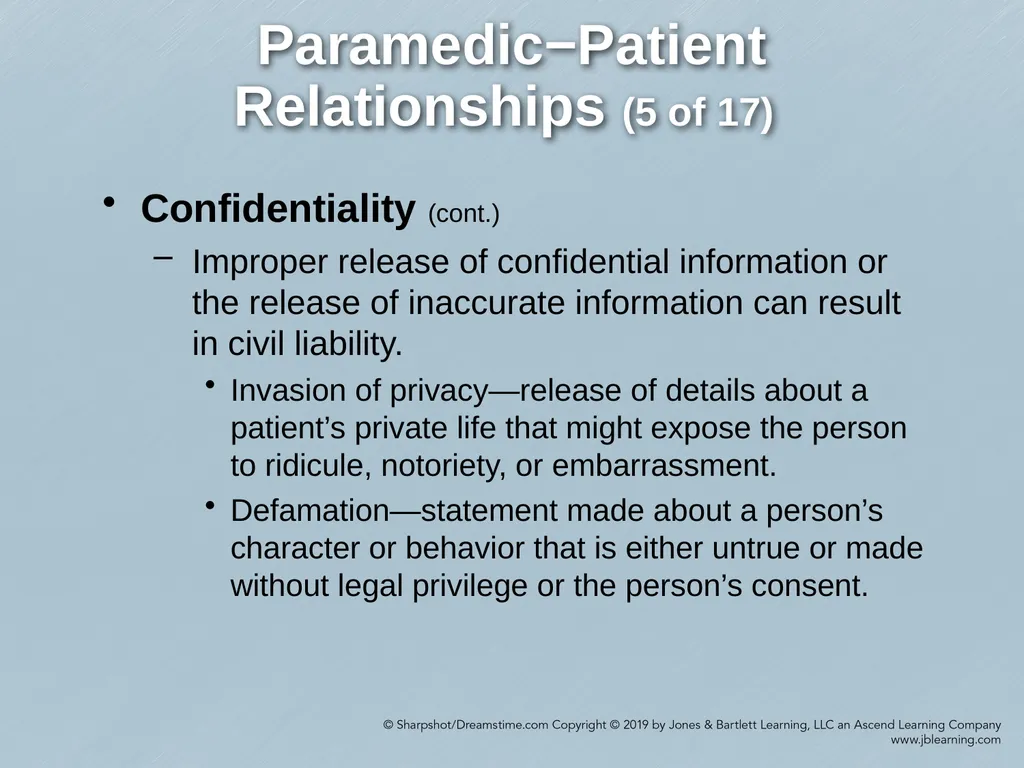 Chapter 6 Medical and Legal Issues Comprehensive - slide 35 of 64