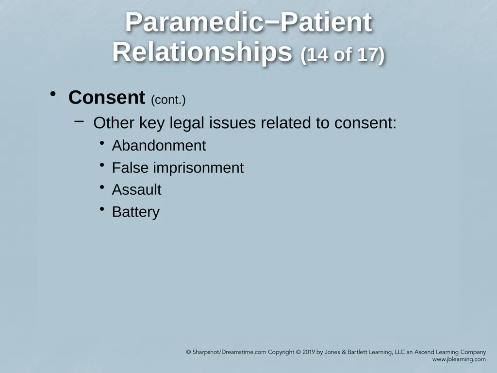 Chapter 6 Medical and Legal Issues Comprehensive - slide 44 of 64