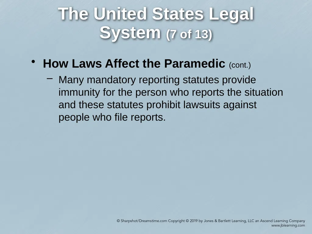 Chapter 6 Medical and Legal Issues Comprehensive - slide 10 of 64