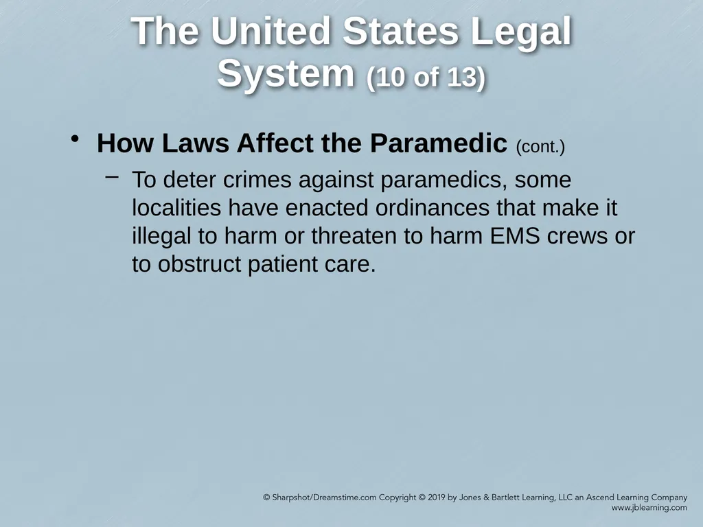 Chapter 6 Medical and Legal Issues Comprehensive - slide 13 of 64