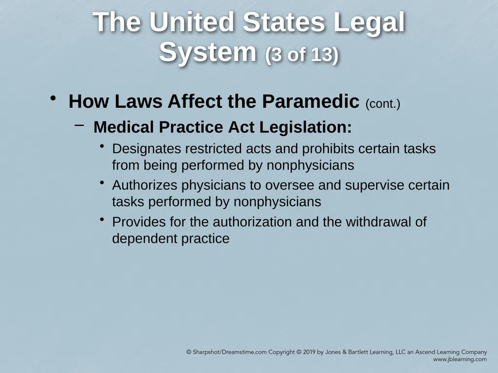 Chapter 6 Medical and Legal Issues Comprehensive - slide 6 of 64