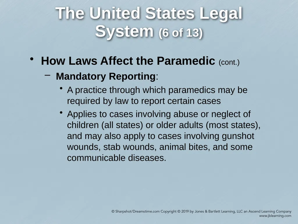 Chapter 6 Medical and Legal Issues Comprehensive - slide 9 of 64