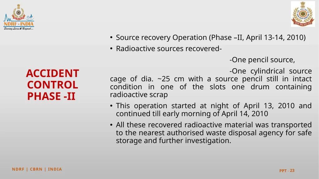 PEER | CSSR | INDIA PPT 2 - 1 Mayapuri - slide 23 of 37