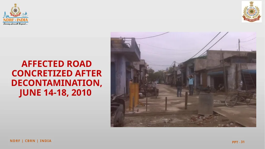 PEER | CSSR | INDIA PPT 2 - 1 Mayapuri - slide 31 of 37