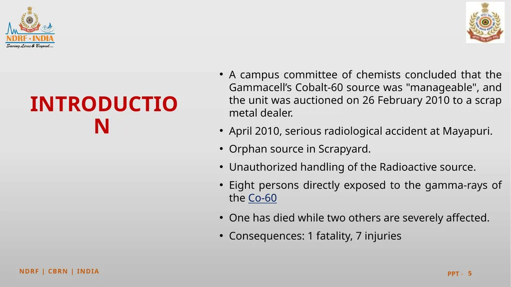 PEER | CSSR | INDIA PPT 2 - 1 Mayapuri - slide 5 of 37
