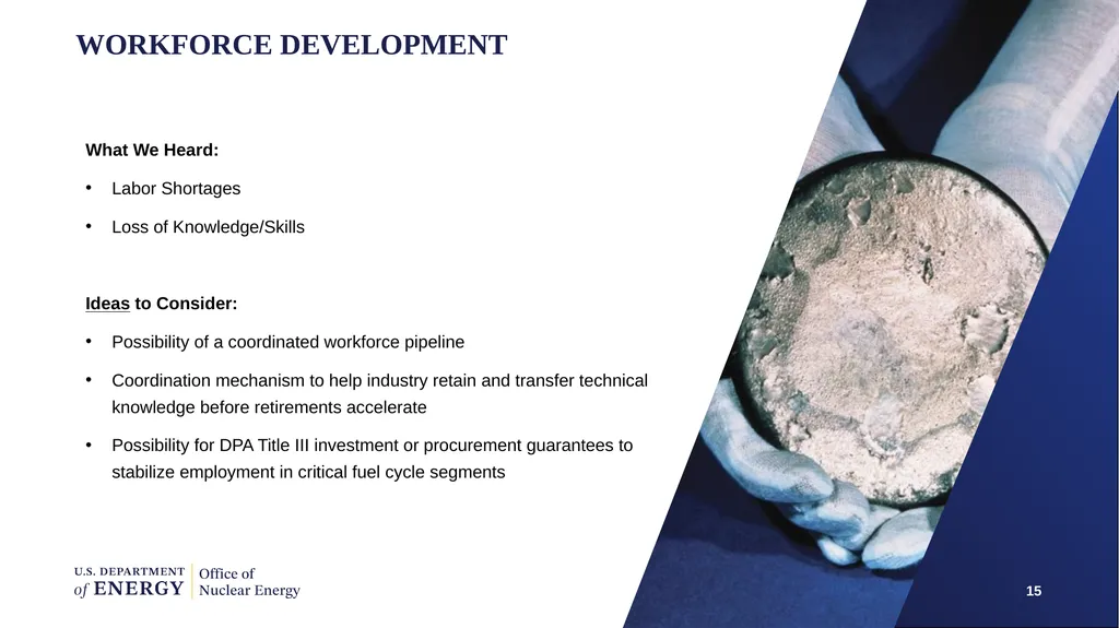 DOE Nuclear Fuel Cycle DPA Consortium First - slide 15 of 28