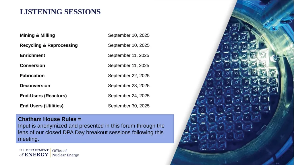 DOE Nuclear Fuel Cycle DPA Consortium First - slide 14 of 28