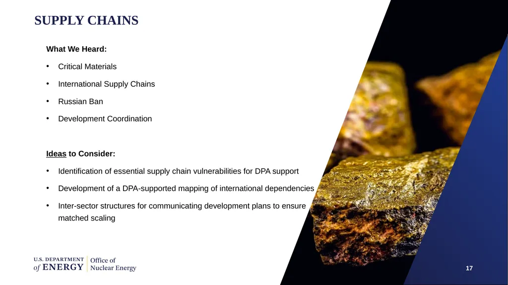 DOE Nuclear Fuel Cycle DPA Consortium First - slide 17 of 28