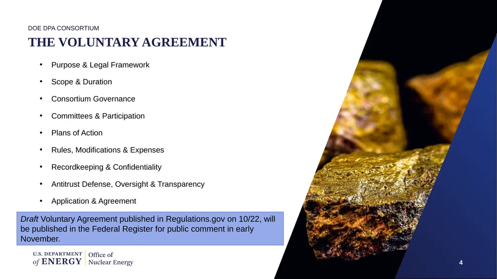 DOE Nuclear Fuel Cycle DPA Consortium First - slide 4 of 28