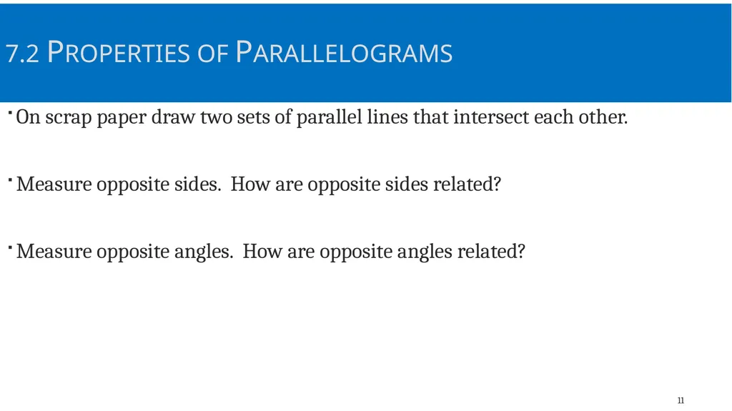 Quadrilaterals and Other Polygons Geometry Chapter - slide 11 of 41