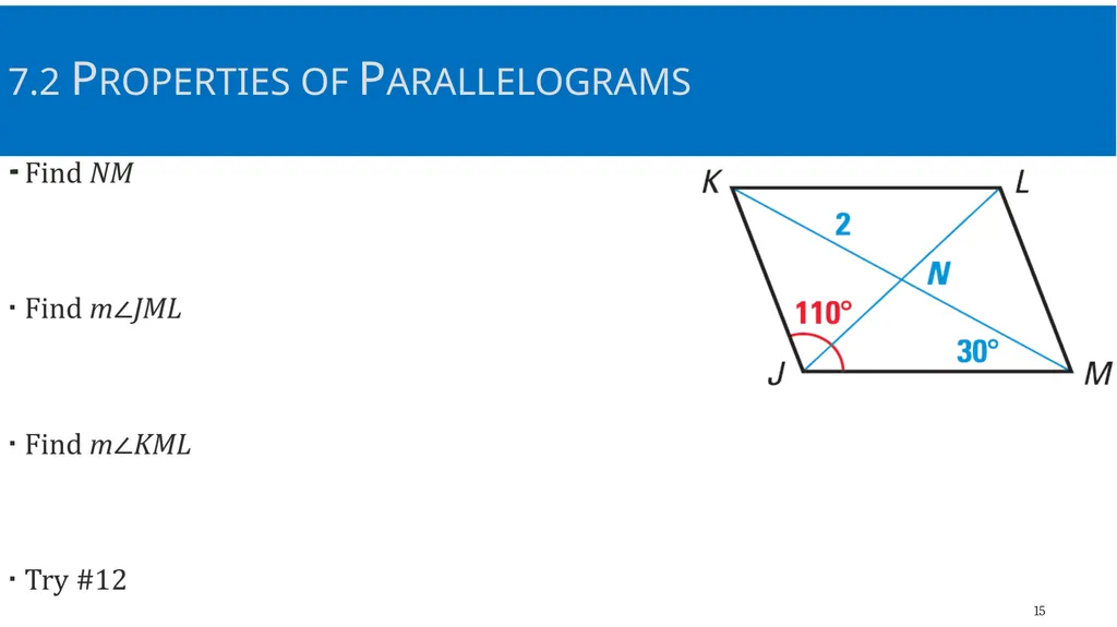 Quadrilaterals and Other Polygons Geometry Chapter - slide 15 of 41