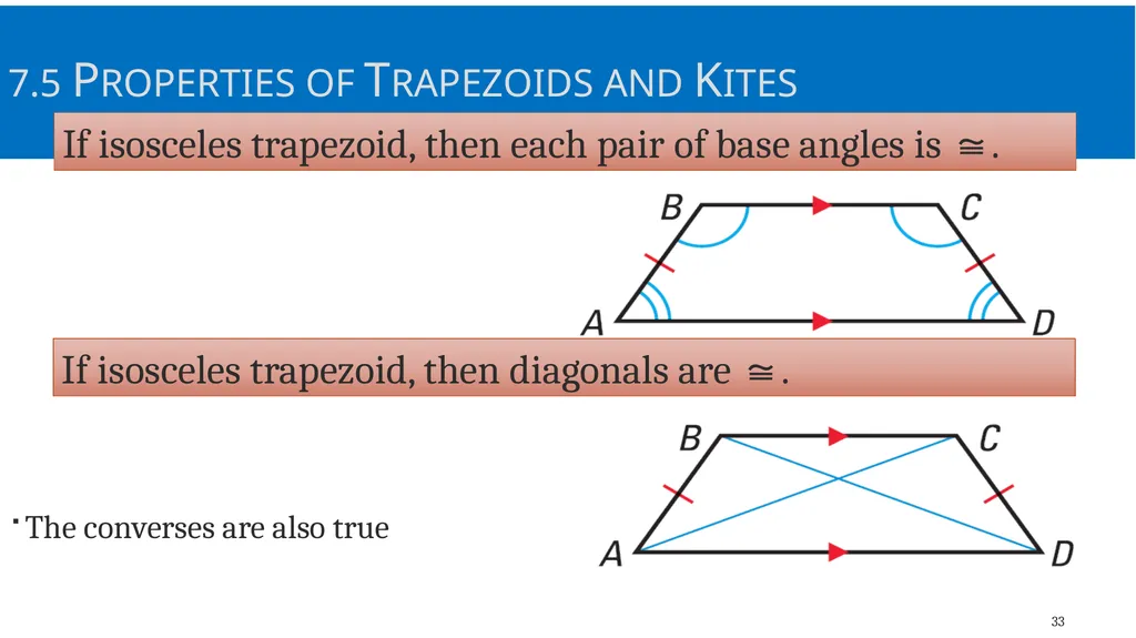 Quadrilaterals and Other Polygons Geometry Chapter - slide 33 of 41
