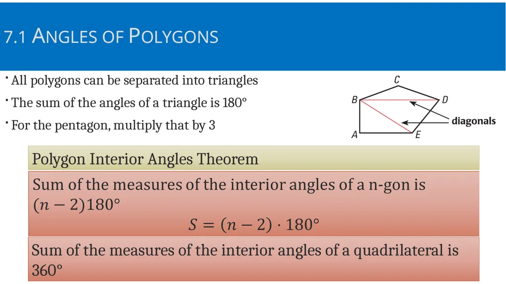 Quadrilaterals and Other Polygons Geometry Chapter - slide 5 of 41