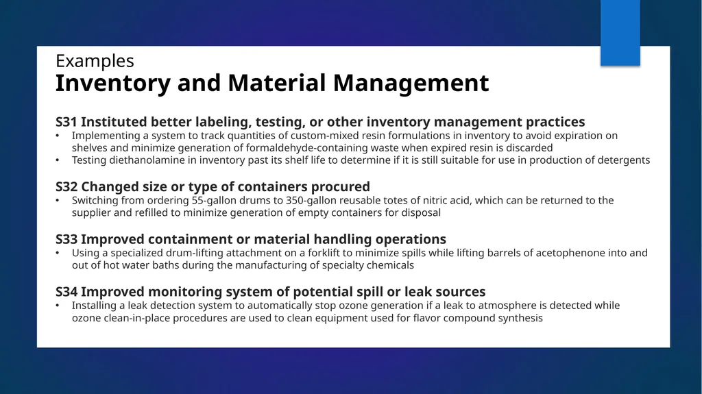 Reporting Source Reduction to the Toxics Release - slide 16 of 36