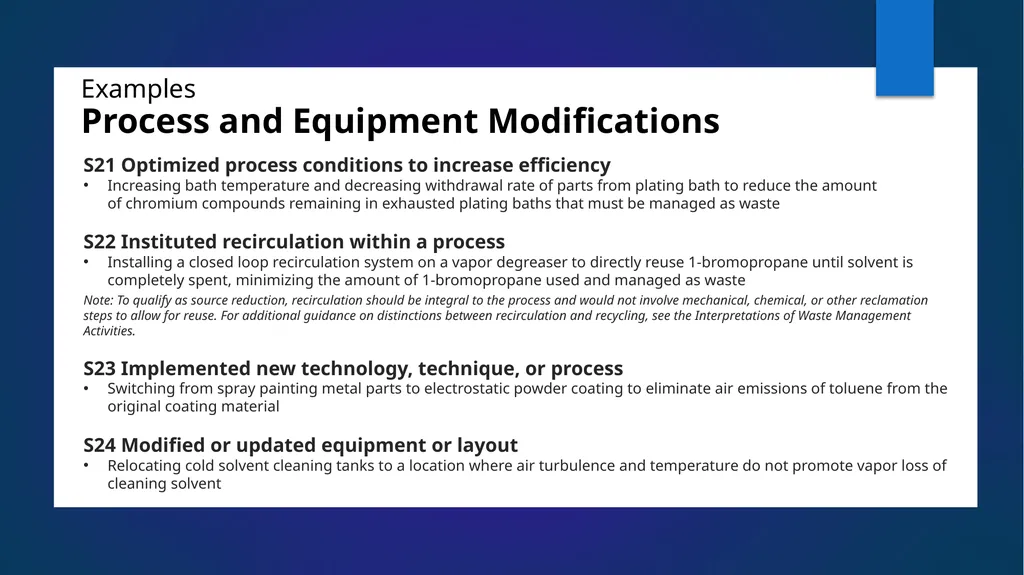 Reporting Source Reduction to the Toxics Release - slide 14 of 36