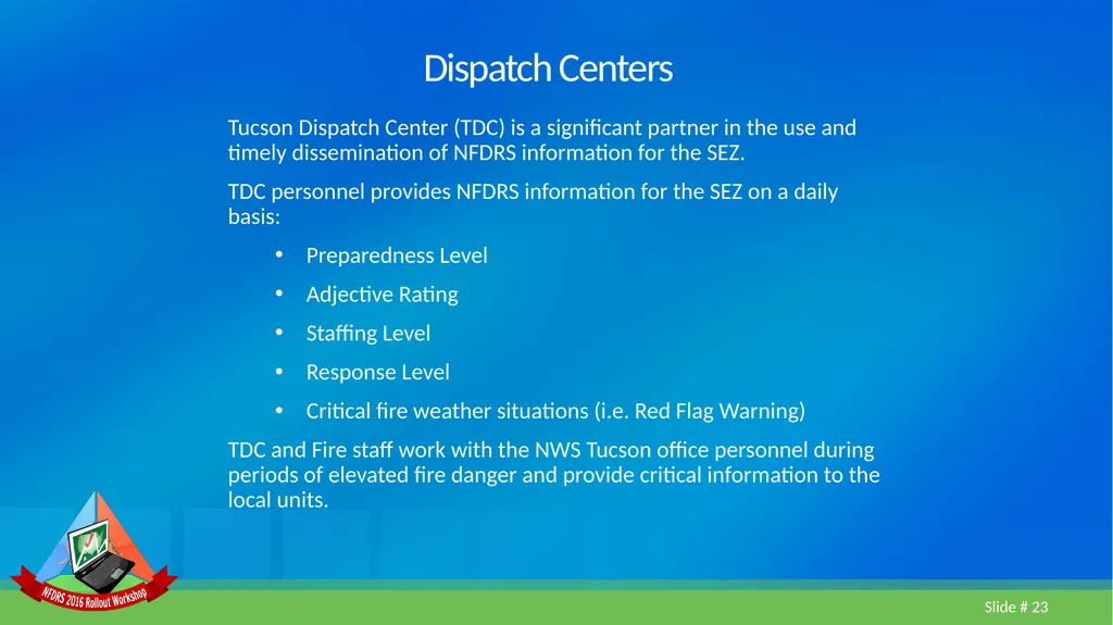 Lesson 5 FDOP Case Study Geographic Area Fire - slide 23 of 27