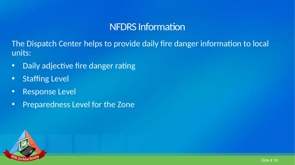 Lesson 5 FDOP Case Study Geographic Area Fire - slide 10 of 27