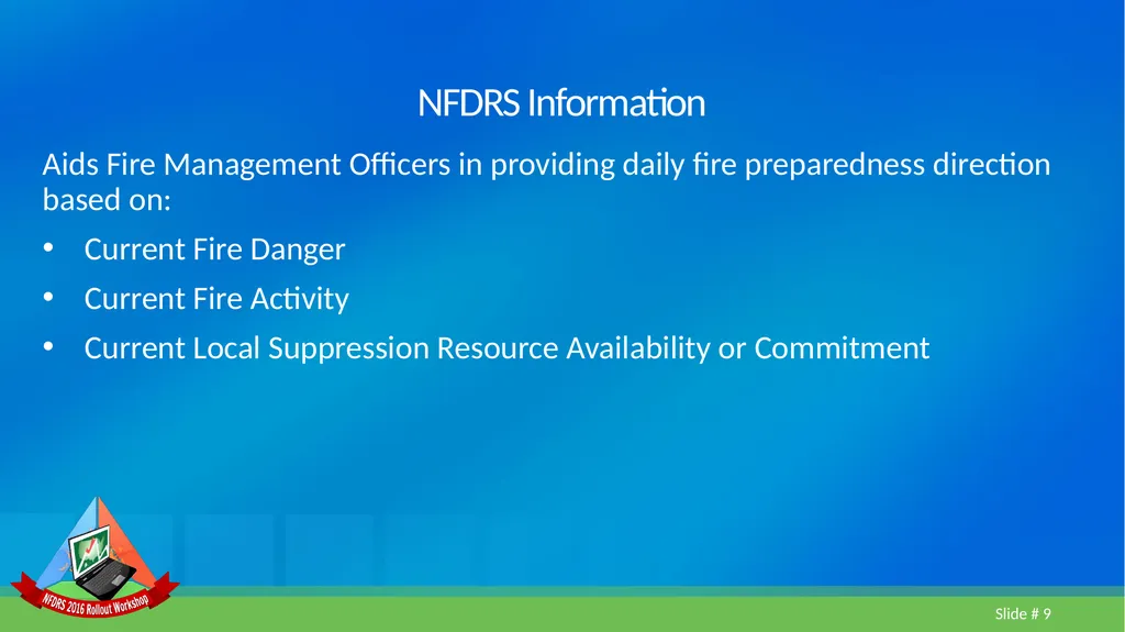 Lesson 5 FDOP Case Study Geographic Area Fire - slide 9 of 27