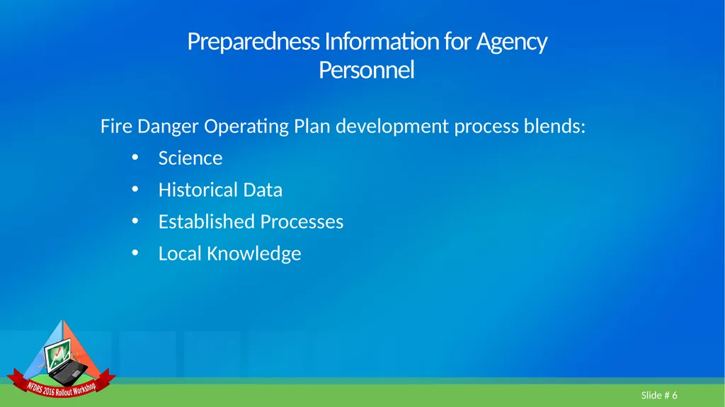 Lesson 5 FDOP Case Study Geographic Area Fire - slide 6 of 27