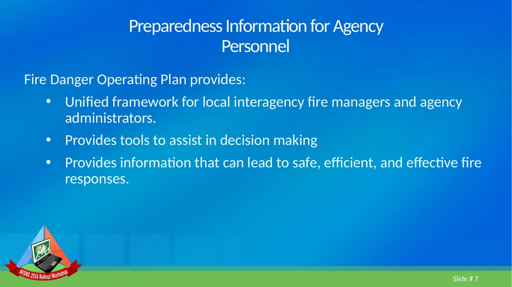Lesson 5 FDOP Case Study Geographic Area Fire - slide 7 of 27