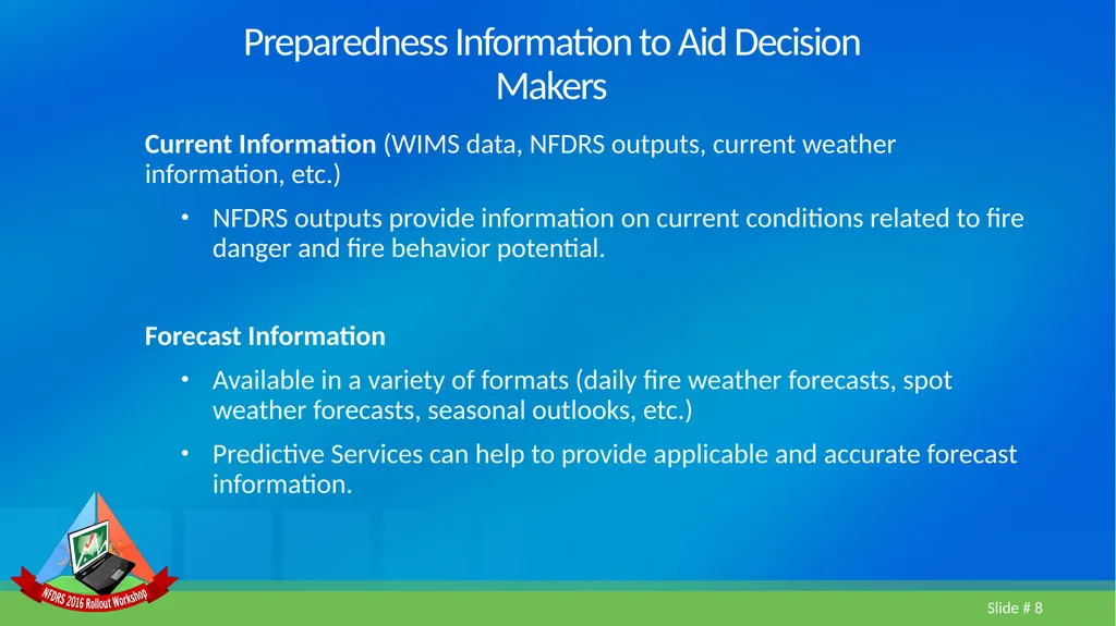 Lesson 5 FDOP Case Study Geographic Area Fire - slide 8 of 27
