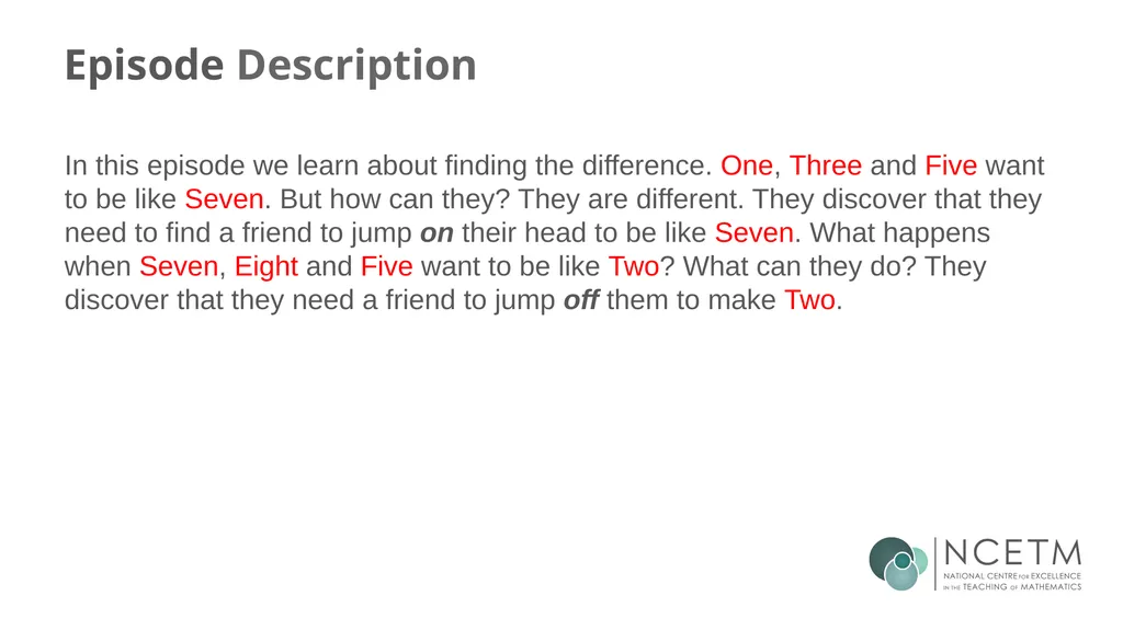 Series 3 Episode 11 What’s the Difference? - slide 3 of 23