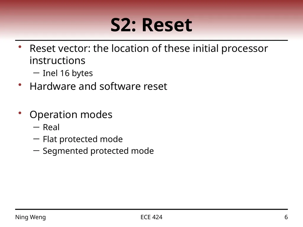 ECE 424 Embedded Systems Design Lecture 11: - slide 6 of 12