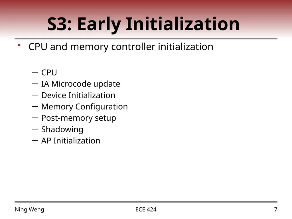 ECE 424 Embedded Systems Design Lecture 11: - slide 7 of 12