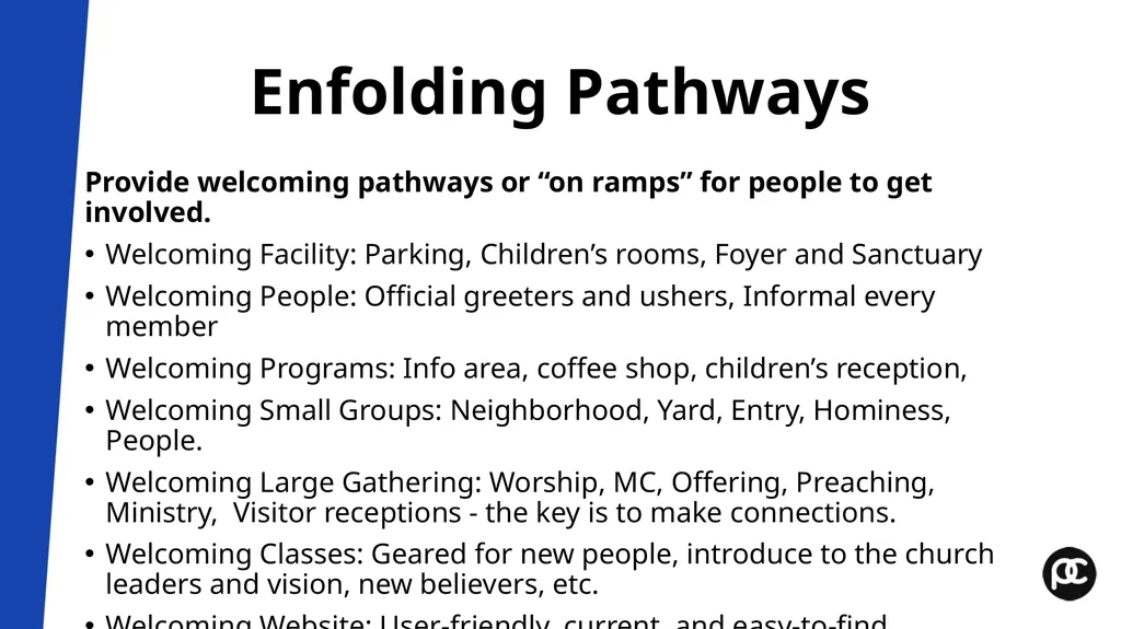 Boot Camp Module 7 Outreach and Enfolding Pastor’s - slide 11 of 15