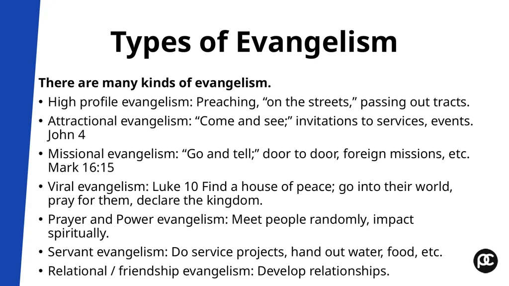 Boot Camp Module 7 Outreach and Enfolding Pastor’s - slide 3 of 15