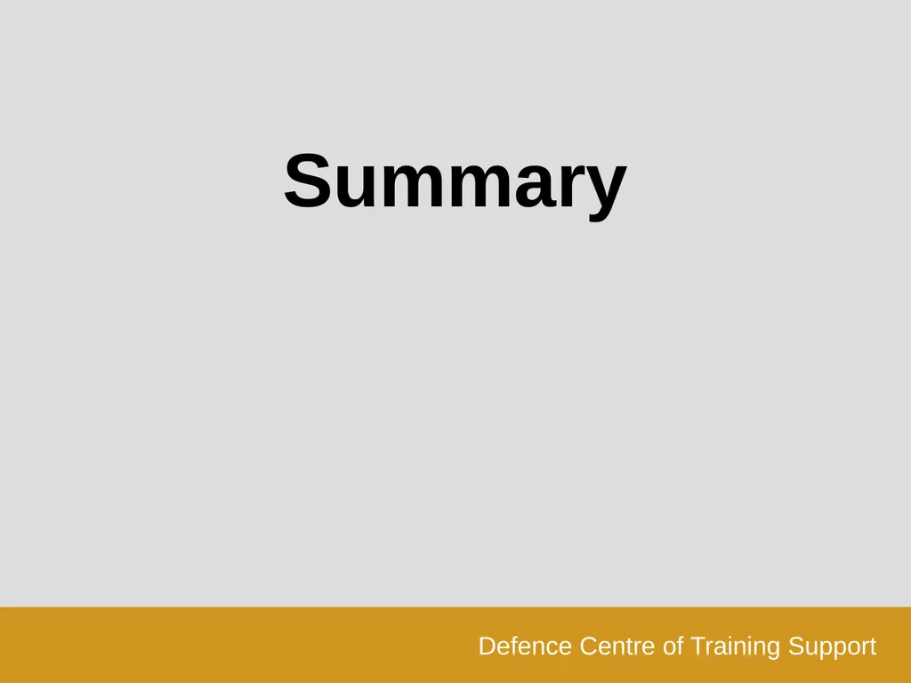 Last Reviewed:- Last Amended:- Configuration Slide - slide 37 of 42