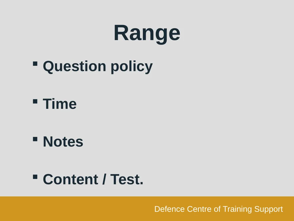 Last Reviewed:- Last Amended:- Configuration Slide - slide 3 of 42