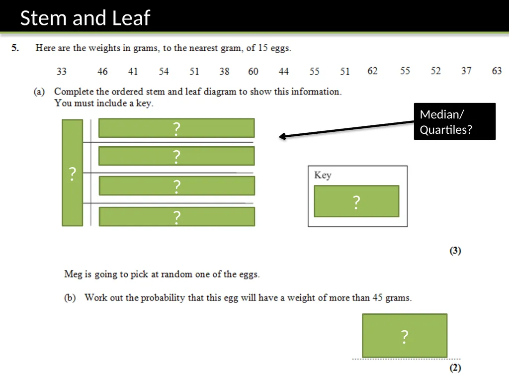 ζ Cumulative Frequency Graphs Dr Frost Starter: - slide 14 of 37