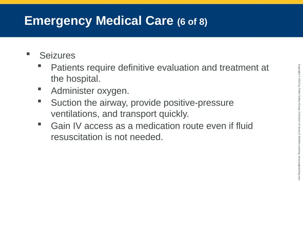 Neurologic Emergencies CHAPTER 19: Focused Lecture - slide 57 of 59