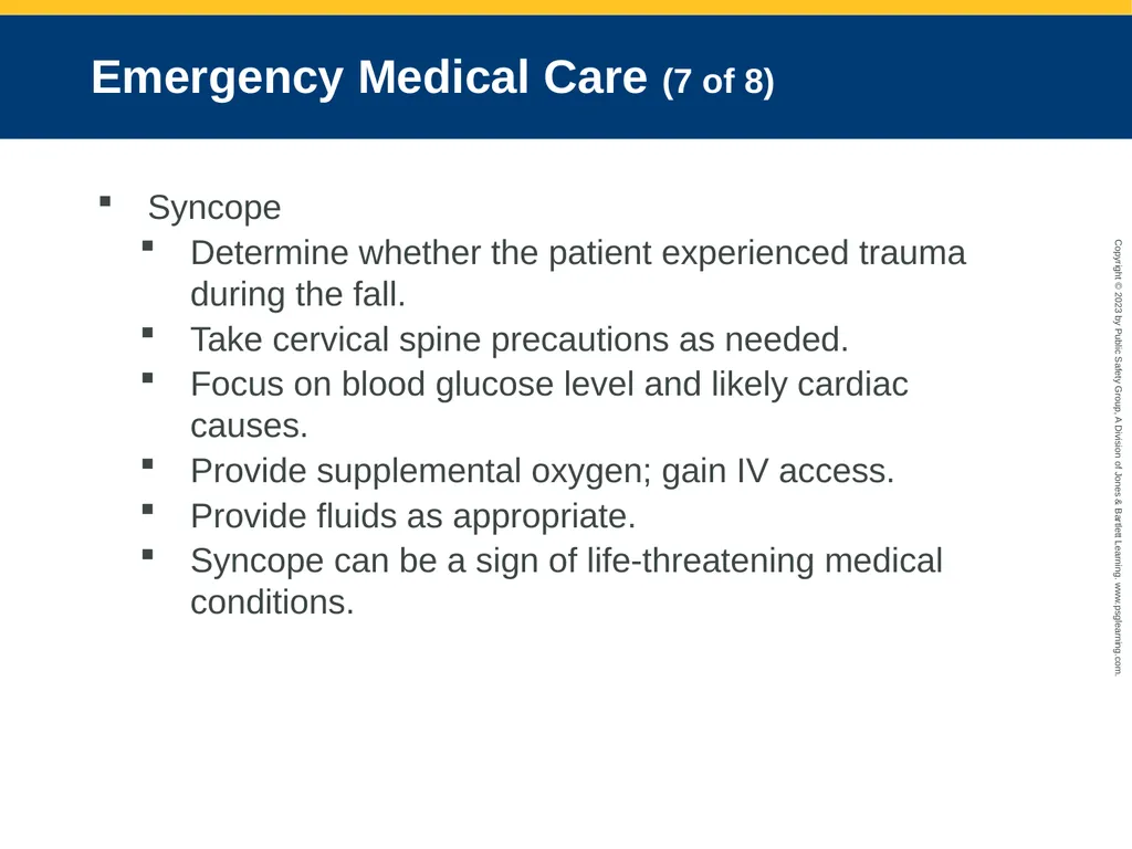 Neurologic Emergencies CHAPTER 19: Focused Lecture - slide 58 of 59