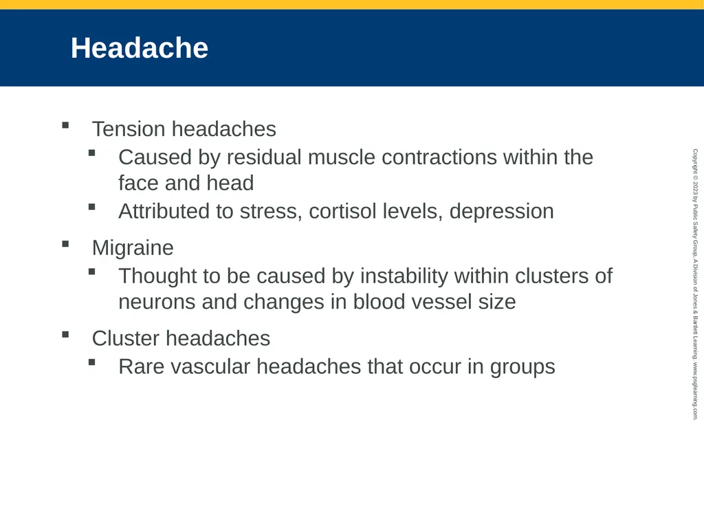 Neurologic Emergencies CHAPTER 19: Focused Lecture - slide 42 of 59