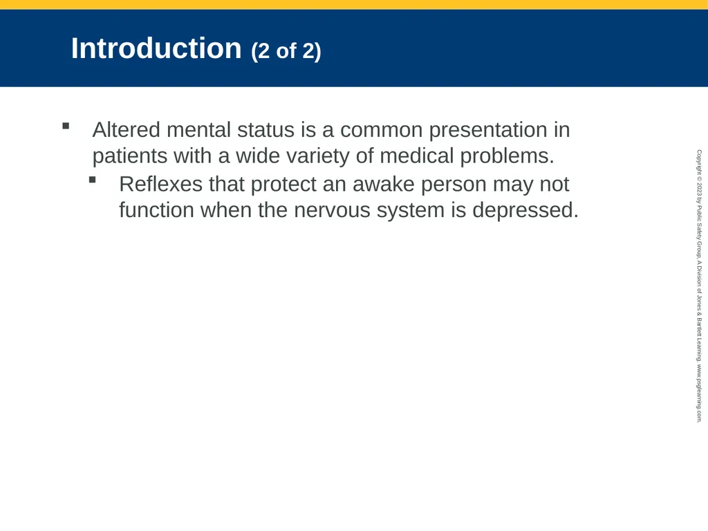 Neurologic Emergencies CHAPTER 19: Focused Lecture - slide 5 of 59