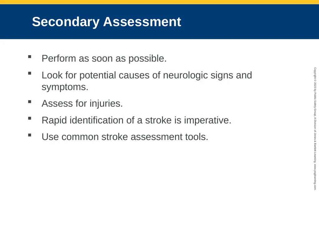 Neurologic Emergencies CHAPTER 19: Focused Lecture - slide 49 of 59