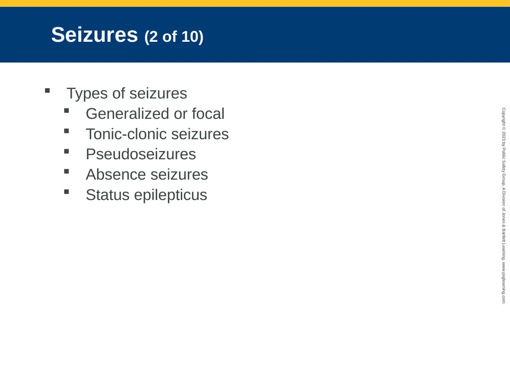 Neurologic Emergencies CHAPTER 19: Focused Lecture - slide 29 of 59