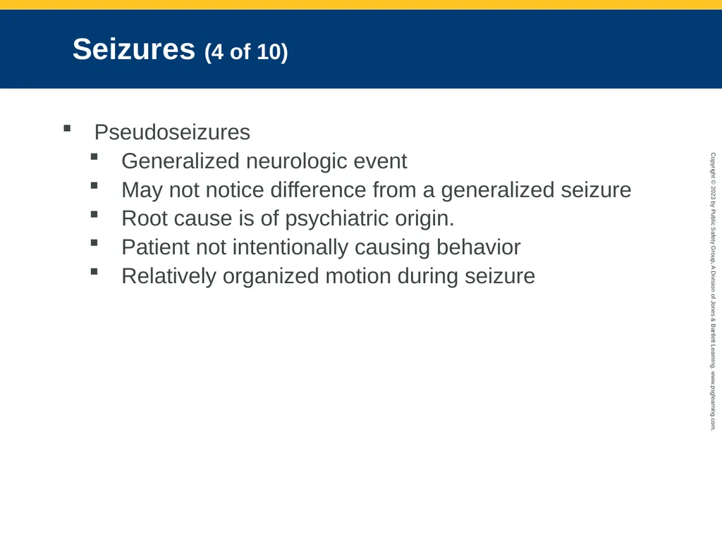 Neurologic Emergencies CHAPTER 19: Focused Lecture - slide 31 of 59