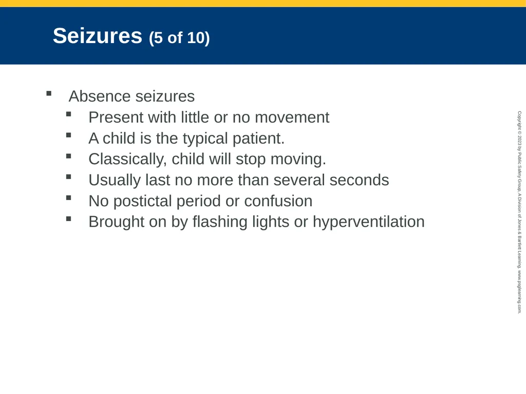 Neurologic Emergencies CHAPTER 19: Focused Lecture - slide 32 of 59
