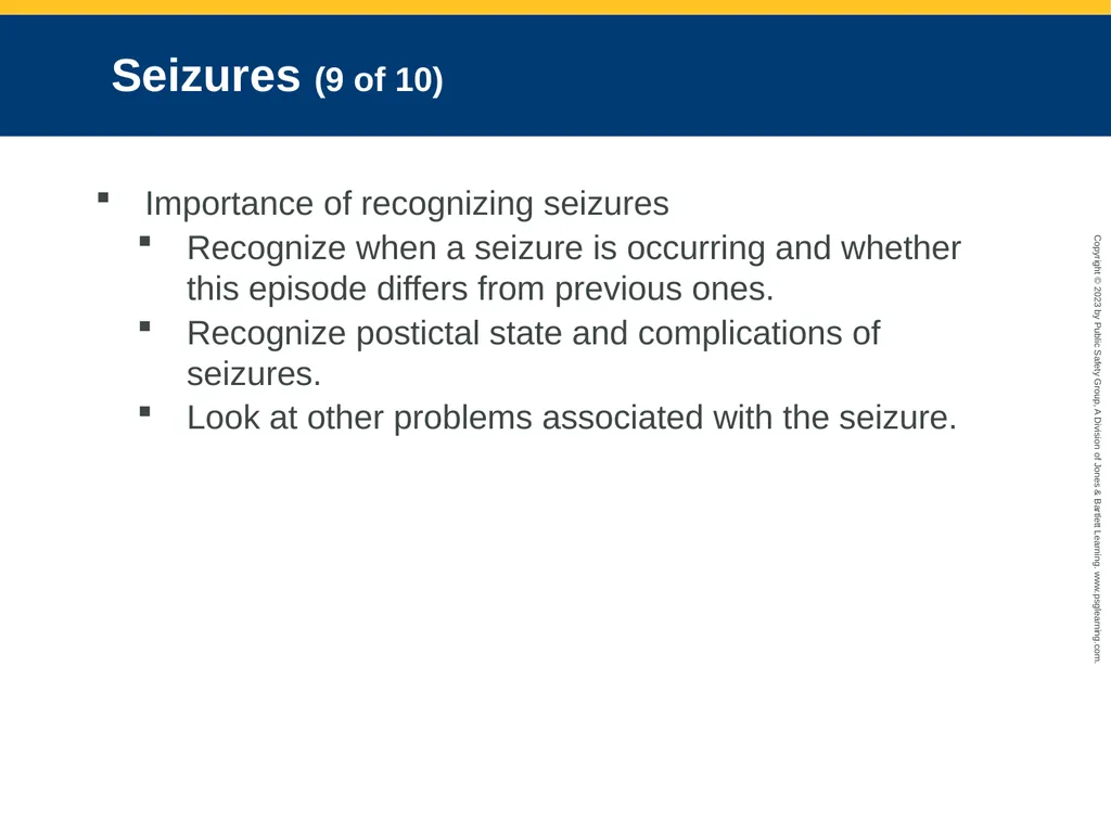 Neurologic Emergencies CHAPTER 19: Focused Lecture - slide 36 of 59