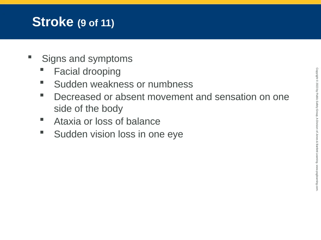 Neurologic Emergencies CHAPTER 19: Focused Lecture - slide 23 of 59