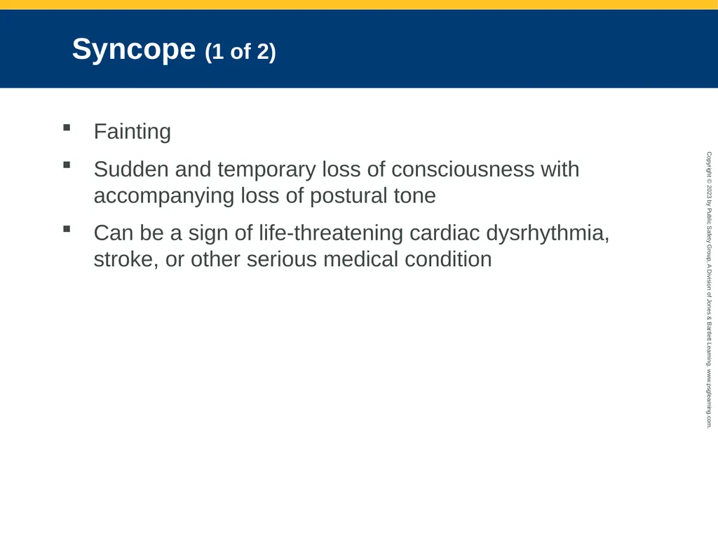 Neurologic Emergencies CHAPTER 19: Focused Lecture - slide 40 of 59