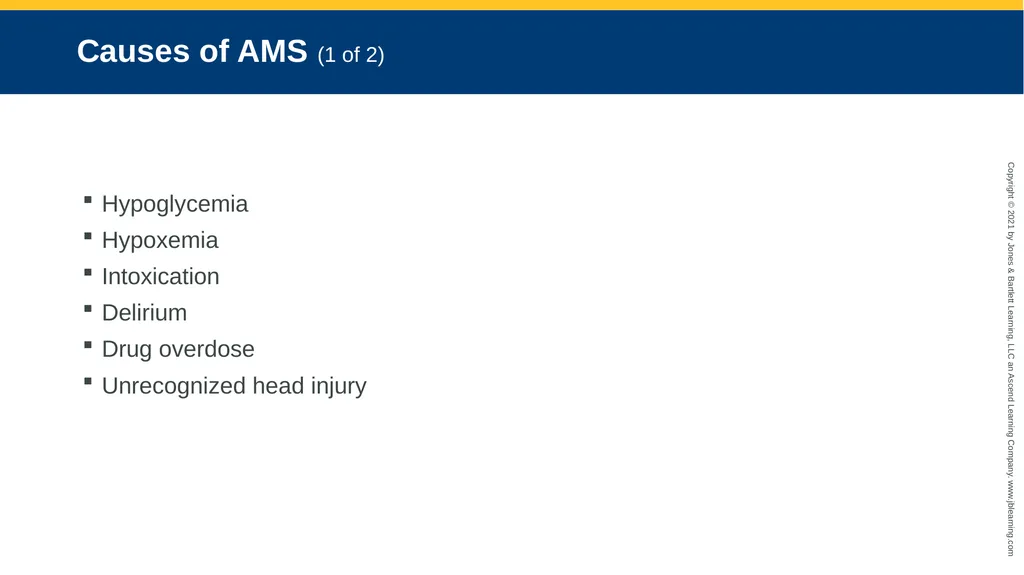 CHAPTER 18 Neurologic Emergencies National EMS - slide 51 of 103